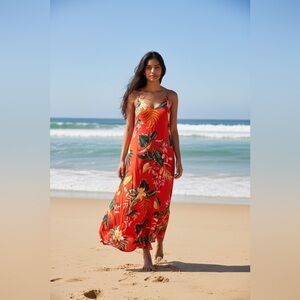 Old Navy Tropical Floral Maxi Dress